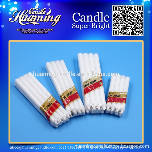 Top Sell White Candles,Paraffin Wax Candle, Shrink Package